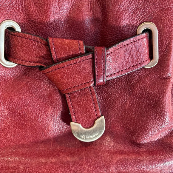 B MAKOWSKY Shoulder Bag Leather Leopard Print  Lining Magnetic Closure handbag - Picture 2 of 11